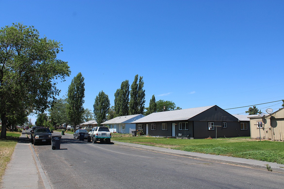 Housing Authority of Grant County housing units near Patton Boulevard in Moses Lake.