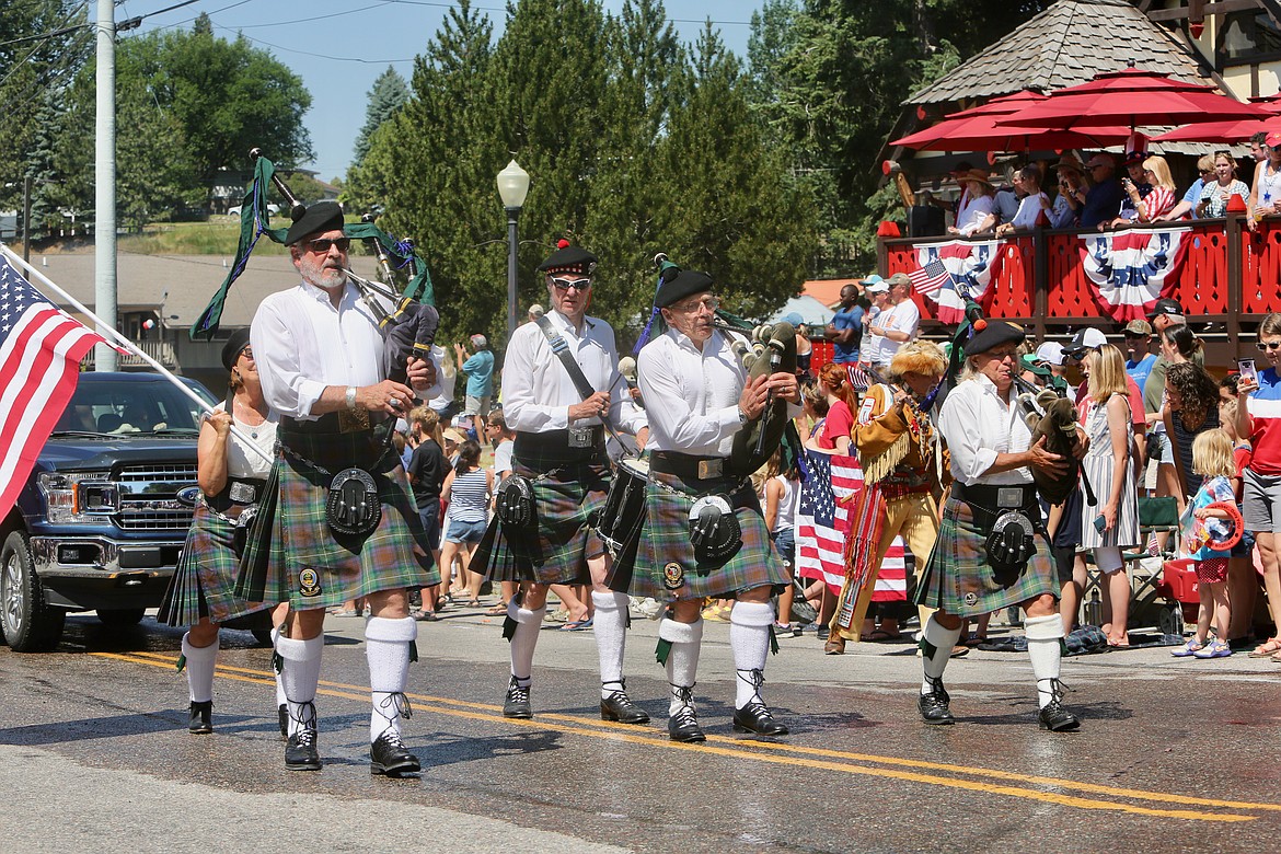 Bagpipers delight the crowd during the Bigfork Fourth of July Parade.
Mackenzie Reiss/Bigfork Eagle