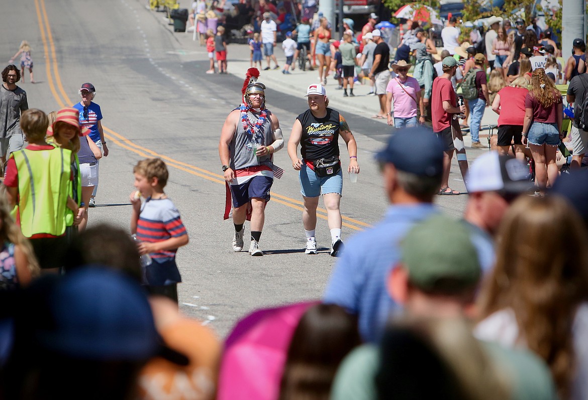 Parade-goers prepare for the annual Bigfork Fourth of July Parade on Sunday, July 4 in downtown Bigfork.
Mackenzie Reiss/Bigfork Eagle