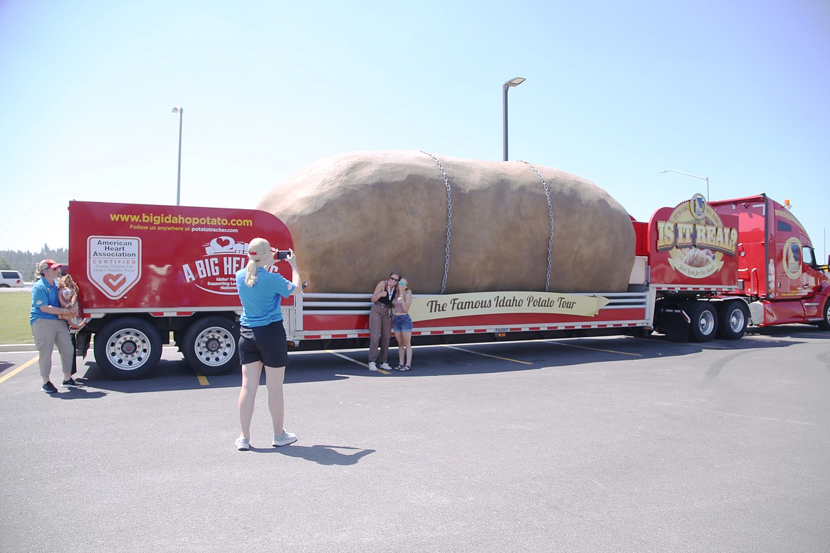 The Great Big Idaho Potato started its 2021 tour in Billings, Mont. on June 30. It is on an adventure to Texas along the west coast. The larger-than-life spud tours for six months of the year, and resides in Boise during the off season.