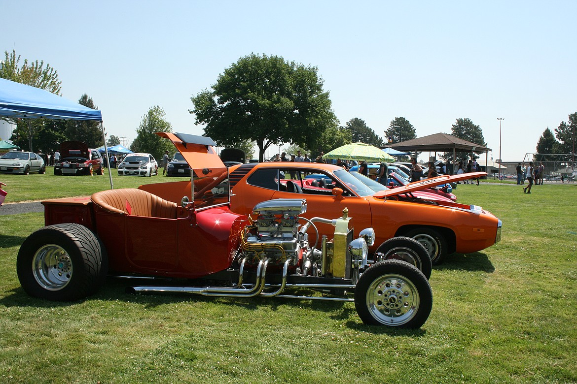 Sweet rides line up and show off during the car show held as part of the Independence Day celebration Saturday in Othello.