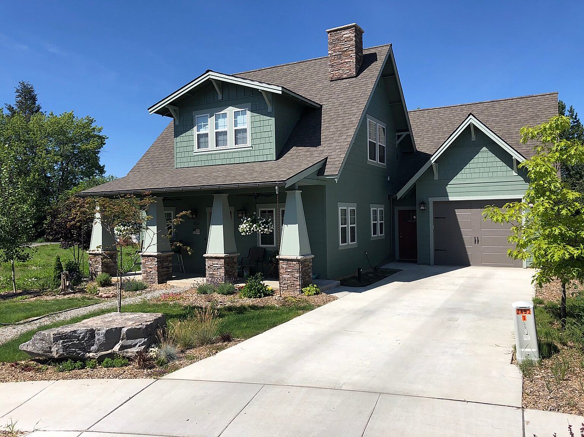 A model home built by Rob Hart in Sandpoint in 2018. Hart said this home will be similar to those built in Culver’s Crossing.