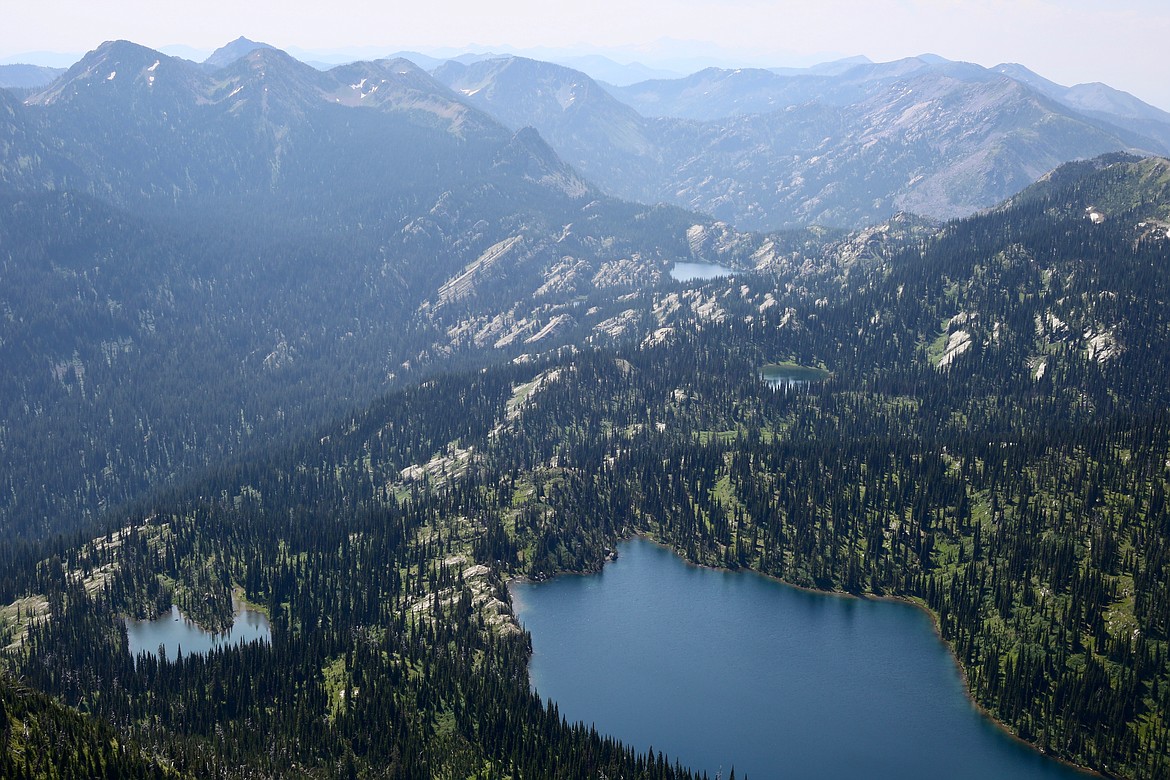 Scenes from the summit trail to Mount Aeneas last Friday, July 9.
Mackenzie Reiss/Bigfork Eagle