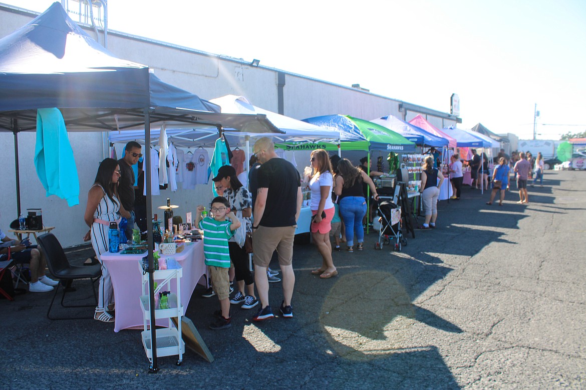 About 33 women-owned businesses set up vendors at the She Se Puede market at 723 W. Third Ave. in Moses Lake on Sunday.