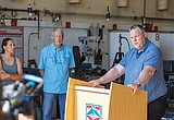 Tester stumps for infrastructure bill in Kalispell visit