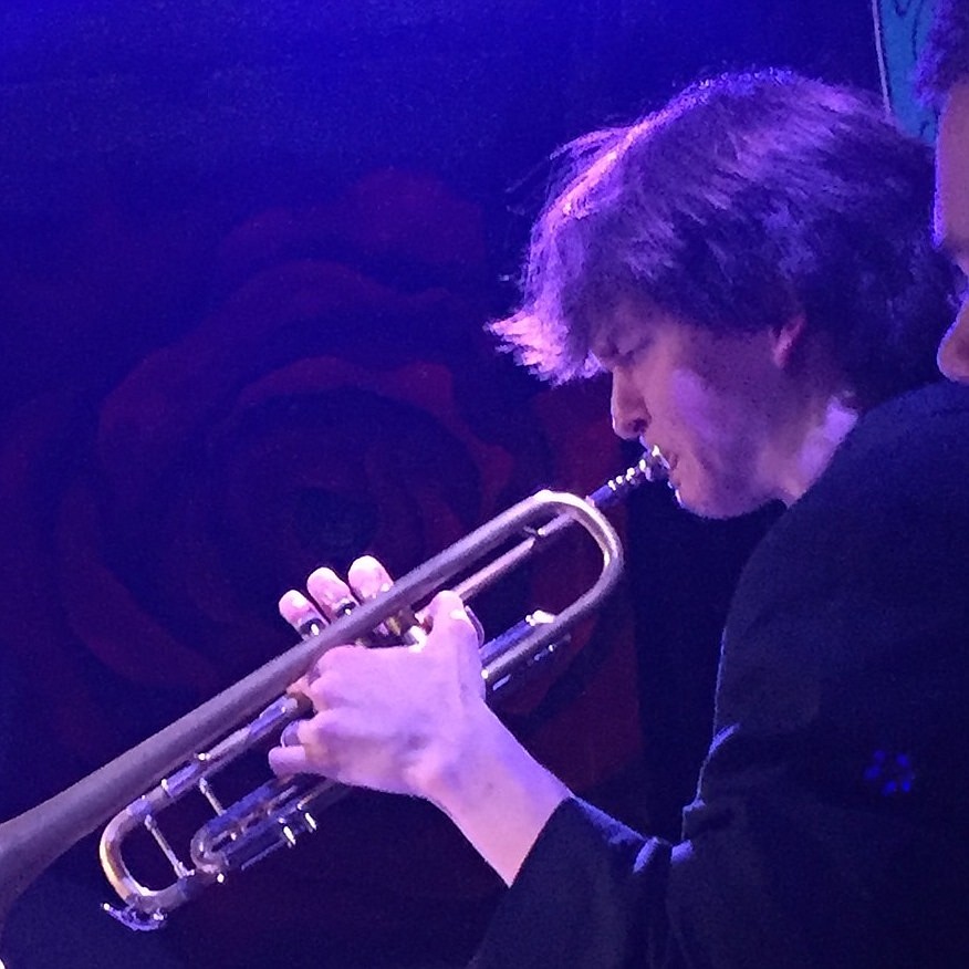 Nathan Fisher of Moses Lake plays with the Central Washington University Jazz Band 1 at the Royal Room in Seattle with guest director Dave Eschelman.