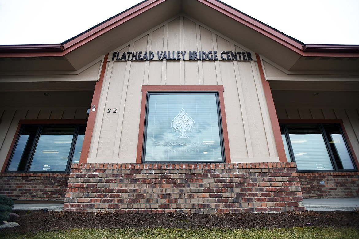 The Flathead Valley Bridge Center at 22 Village Loop Road in Kalispell on Friday, March 6. (Casey Kreider/Daily Inter Lake)