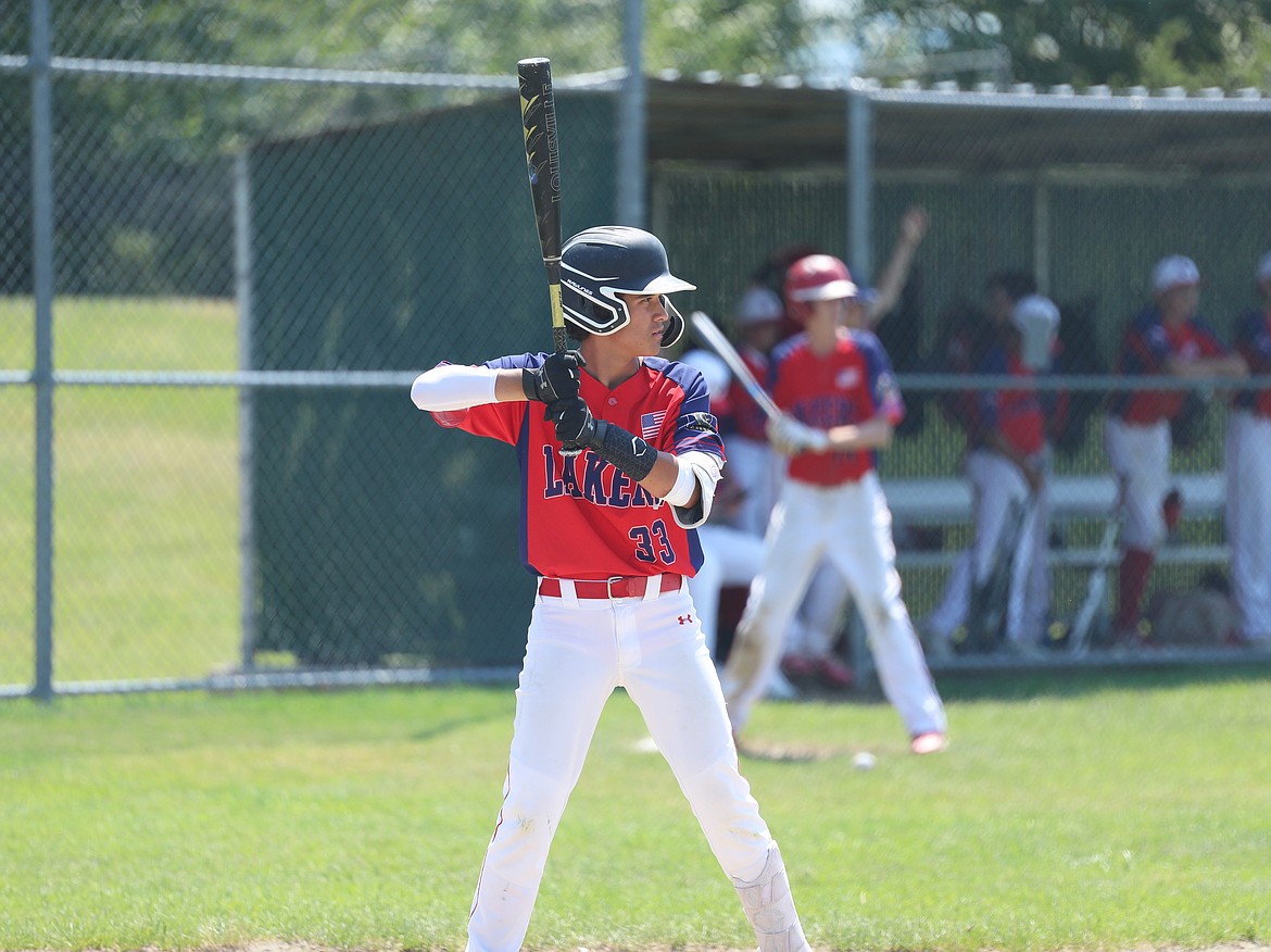 Kaipoi Wong-Yuen stands in the batter's box on Friday.