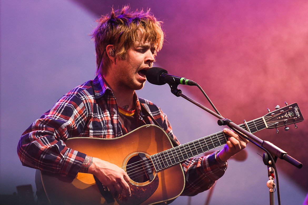 Billy Strings performs at Under the Big Sky Festival in Whitefish on Friday, July 16. (Casey Kreider/Daily Inter Lake)