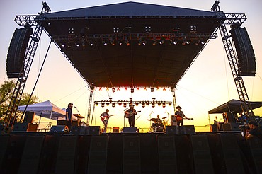 Mike Murray performs on the Big Mountain Stage at Under the Big Sky Festival in Whitefish on Friday, July 16. (Casey Kreider/Daily Inter Lake)