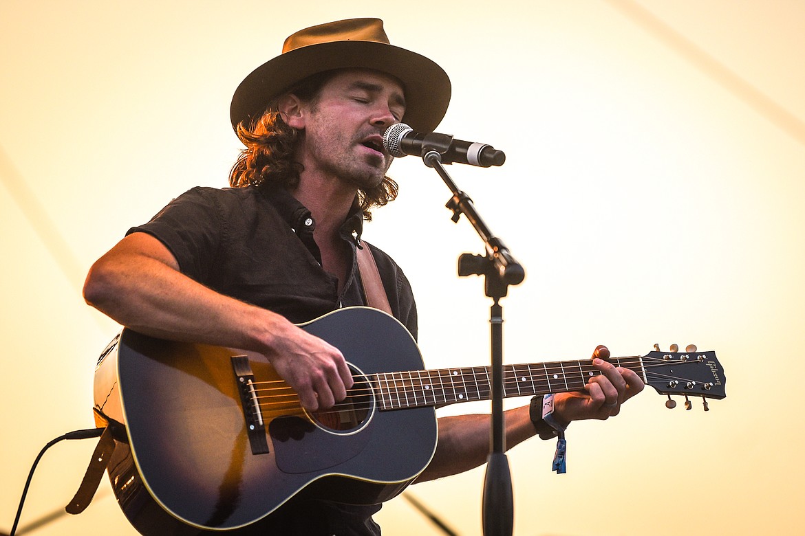 Mike Murray performs on the Big Mountain Stage during Under the Big Sky Festival in Whitefish on Friday, July 16. (Casey Kreider/Daily Inter Lake)