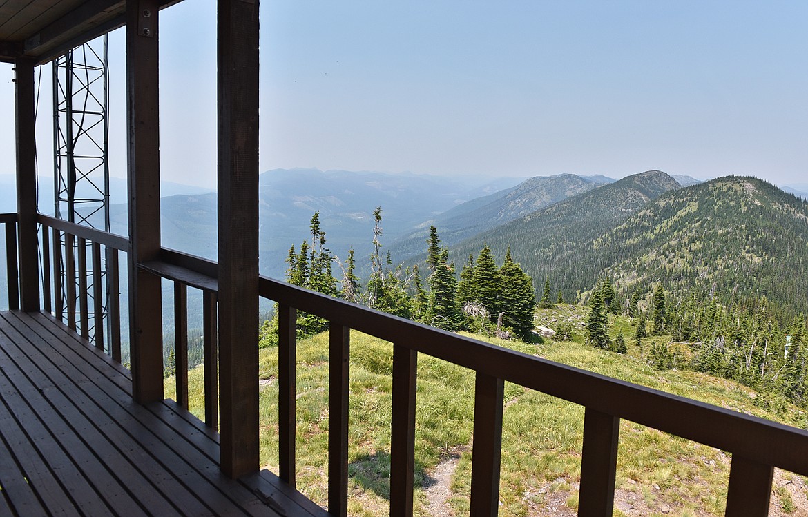 A view from the Werner Peak Lookout wrap around deck. (Whitney England/Whitefish Pilot)