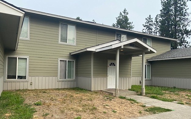 Exterior of quad-plex located in Coeur d'Alene. Kahl Chirico rents a 2 bed/1 bath unit, until recently, rent had been $1,000. August 1 it goes up to $3,000. Chirico said his upstairs neighbor received a lease renewal offer with only a $50 increase.