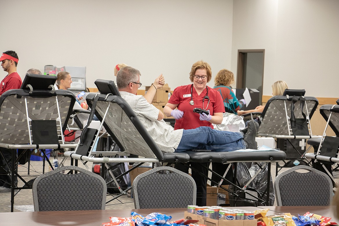 Flathead Electric Cooperative's Pulse Project blood drive and energy assistance fundraiser is one way people can make an impact in their community. Two blood drives are set for Sept. 8 and 9. People may also donate money, which goes toward providing energy assistance to co-op members facing temporary financial crises and who may not be eligible for other low-income assistance. (Photo provided by Flathead Electric Cooperative)