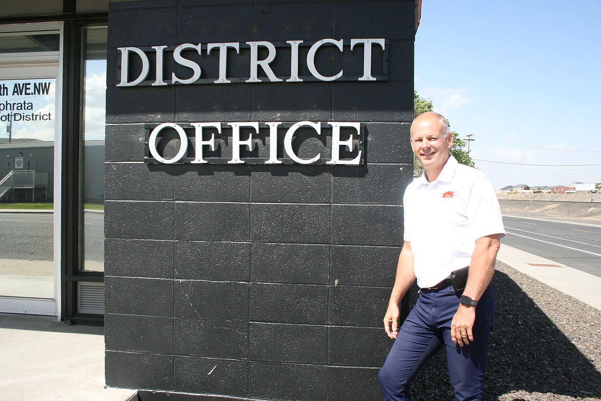 Tim Payne, Ephrata School District superintendent. Payne said the credit for the district’s response to the COVID-19 pandemic was a reflection of the strength of its staff, administrators and the Ephrata community.