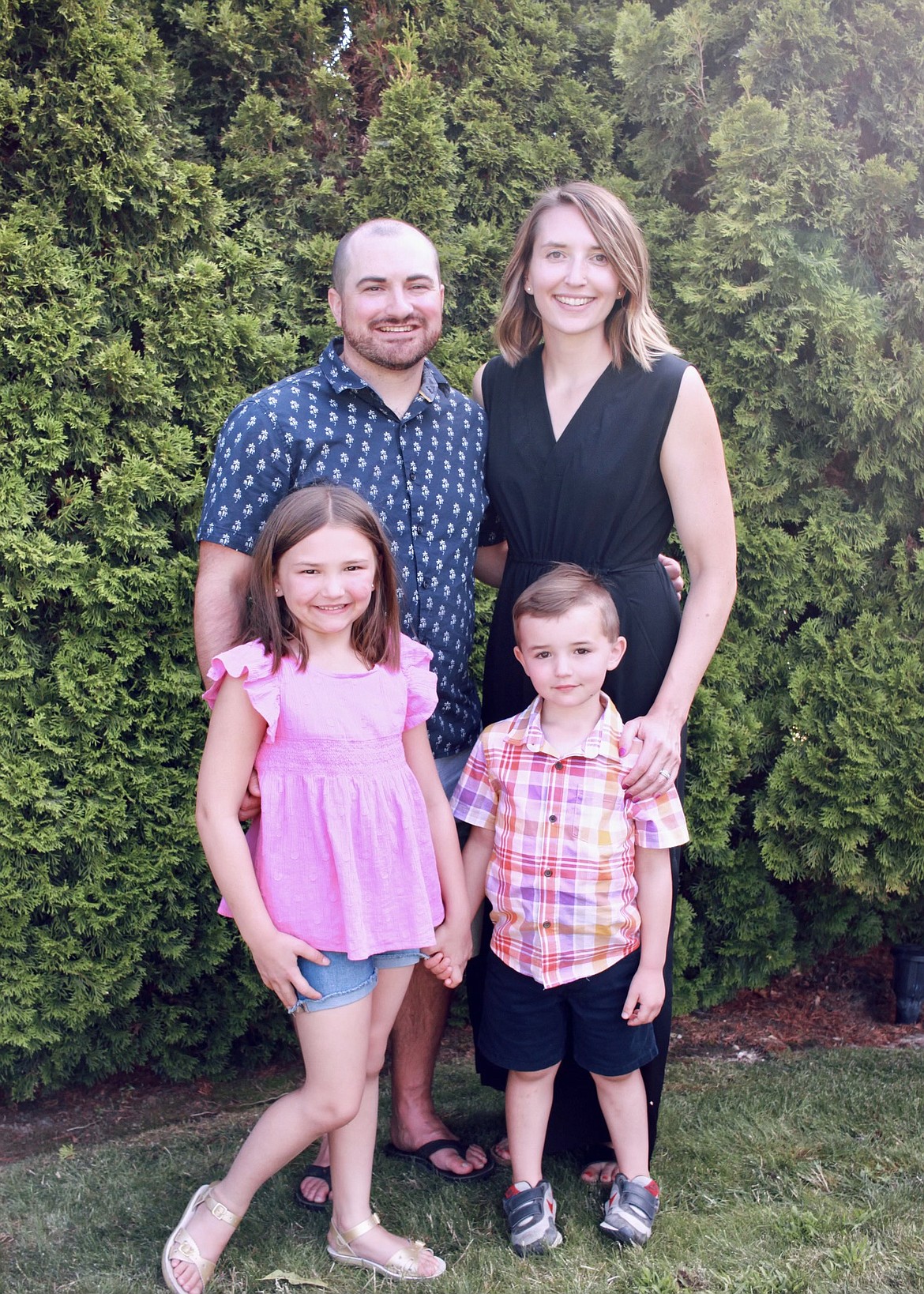 Photo courtesy Troxel family
Matt Troxel and his wife, Katie; daughter Emmy, 7, and son Grady, 4.