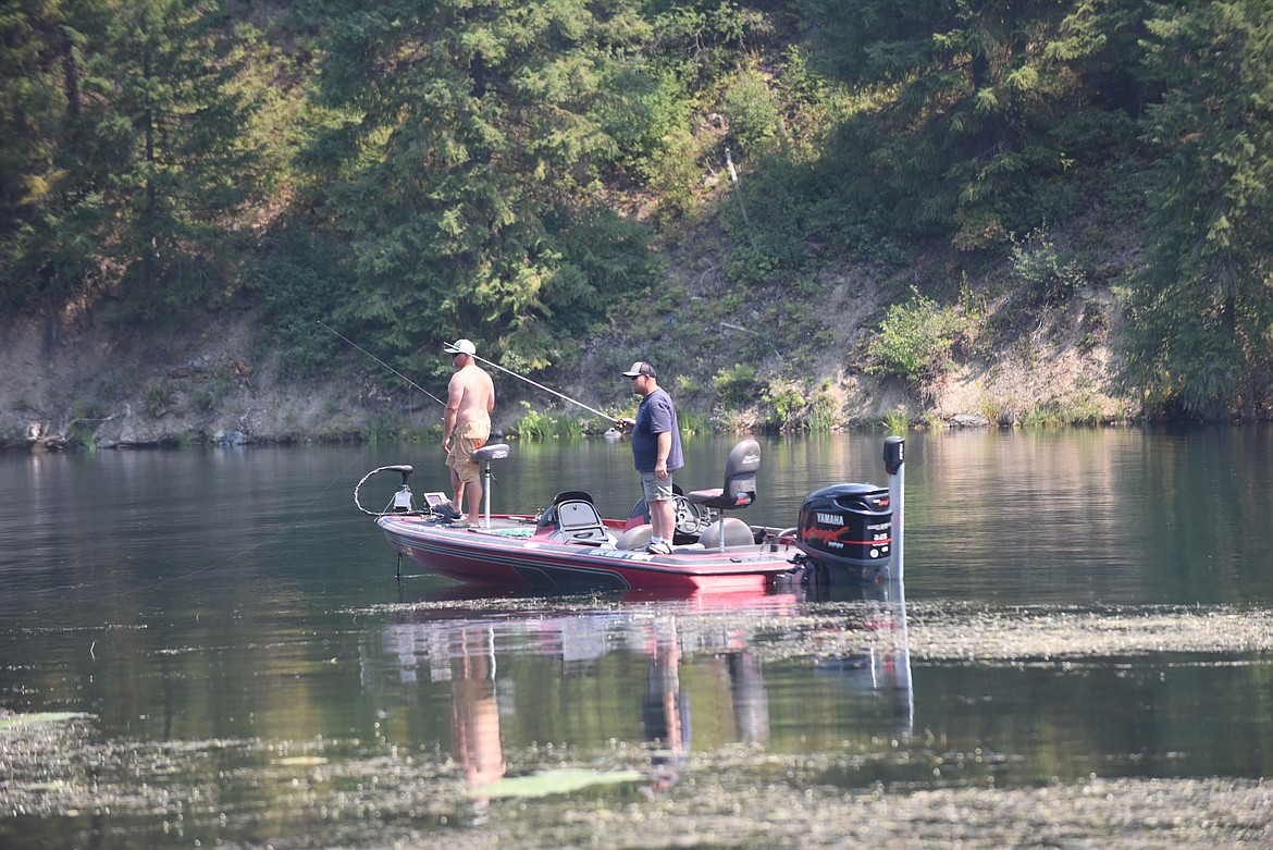 A warm summer day was perfect for chasing bass on Noxon Rapids Reservoir last Saturday. (Scott Shindledecker/Valley Press)