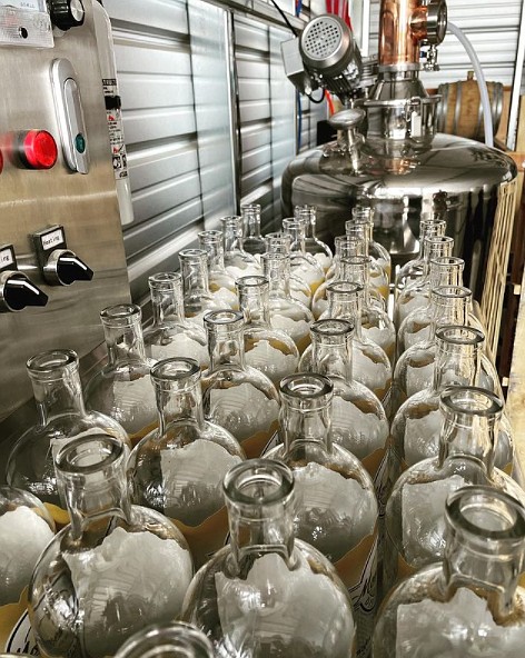 Moses Lake Distillery prepares to bottle its first batch of rye bourbon in May.