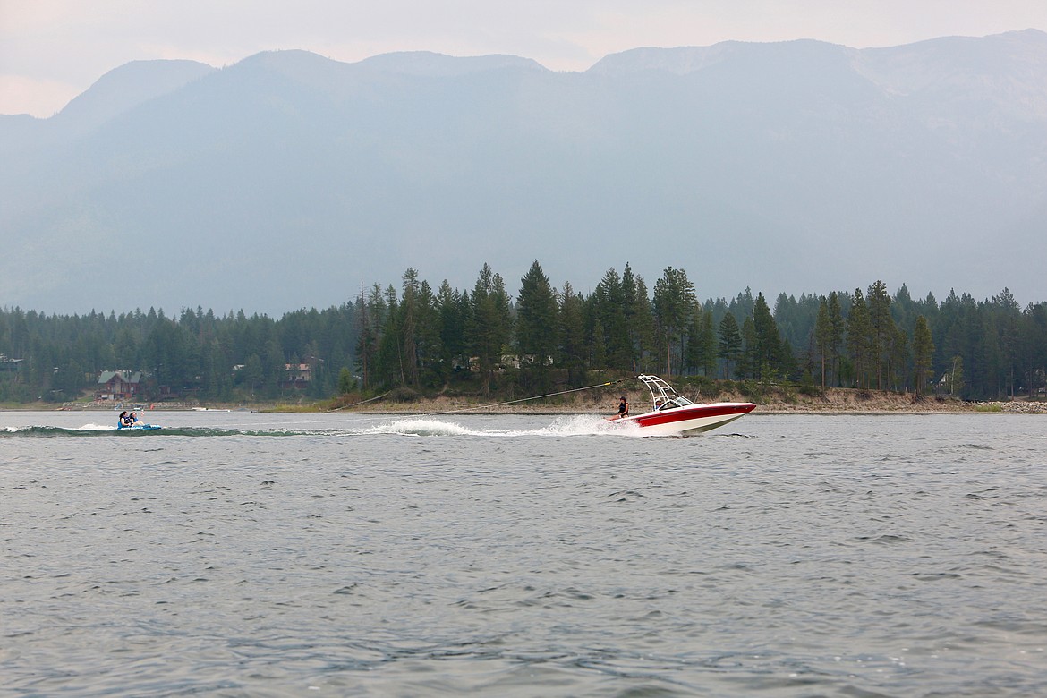 Participants in DREAM Adaptive's water sports week go tubing on Echo Lake.
Mackenzie Reiss/Bigfork Eagle