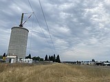 Massive water tower taking shape