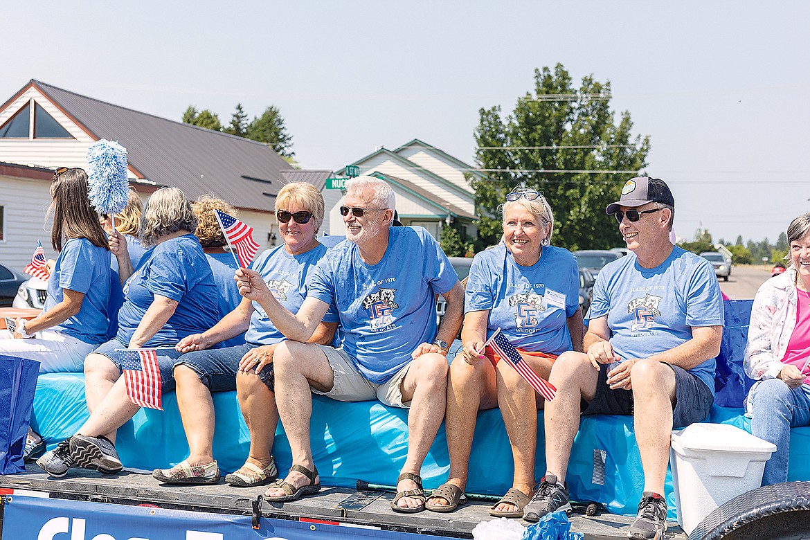 The Class of '70 had matching shirts.