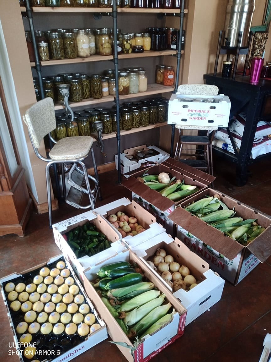 A sampling of some of the local donations collected through the 7B Crop Swap.