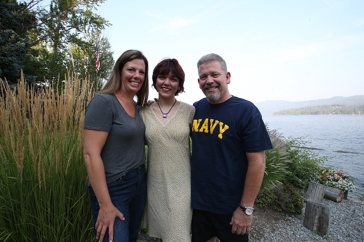 Left to right: Abbie Burton, Abbie Alling, Terry Alling.