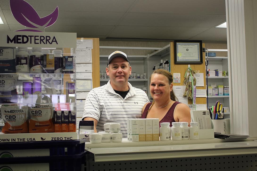 Justin and Andi Holmes are the new owners of Mineral Pharmacy in Superior. (Monte Turner/Mineral Independent)