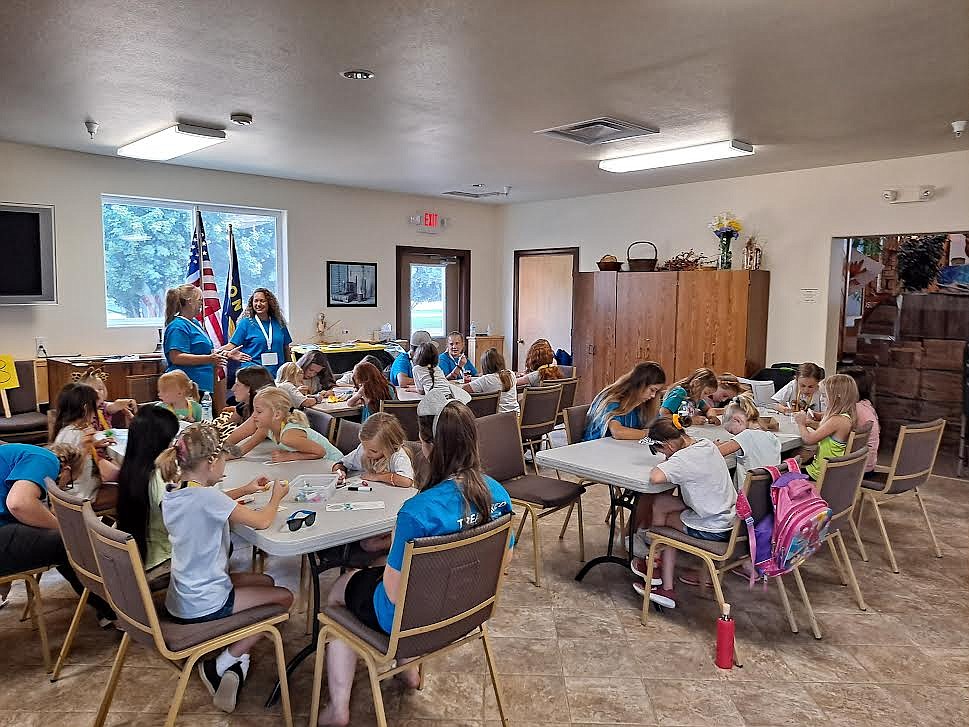 Sanders County kids learned how they are treasured by God at the Vacation Bible School at Plains Bible Chapel last week. (Adam Lindsay/Valley Press)