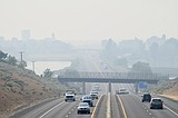 Hazy days: Smoky, sooty air likely to remain for rest of the week