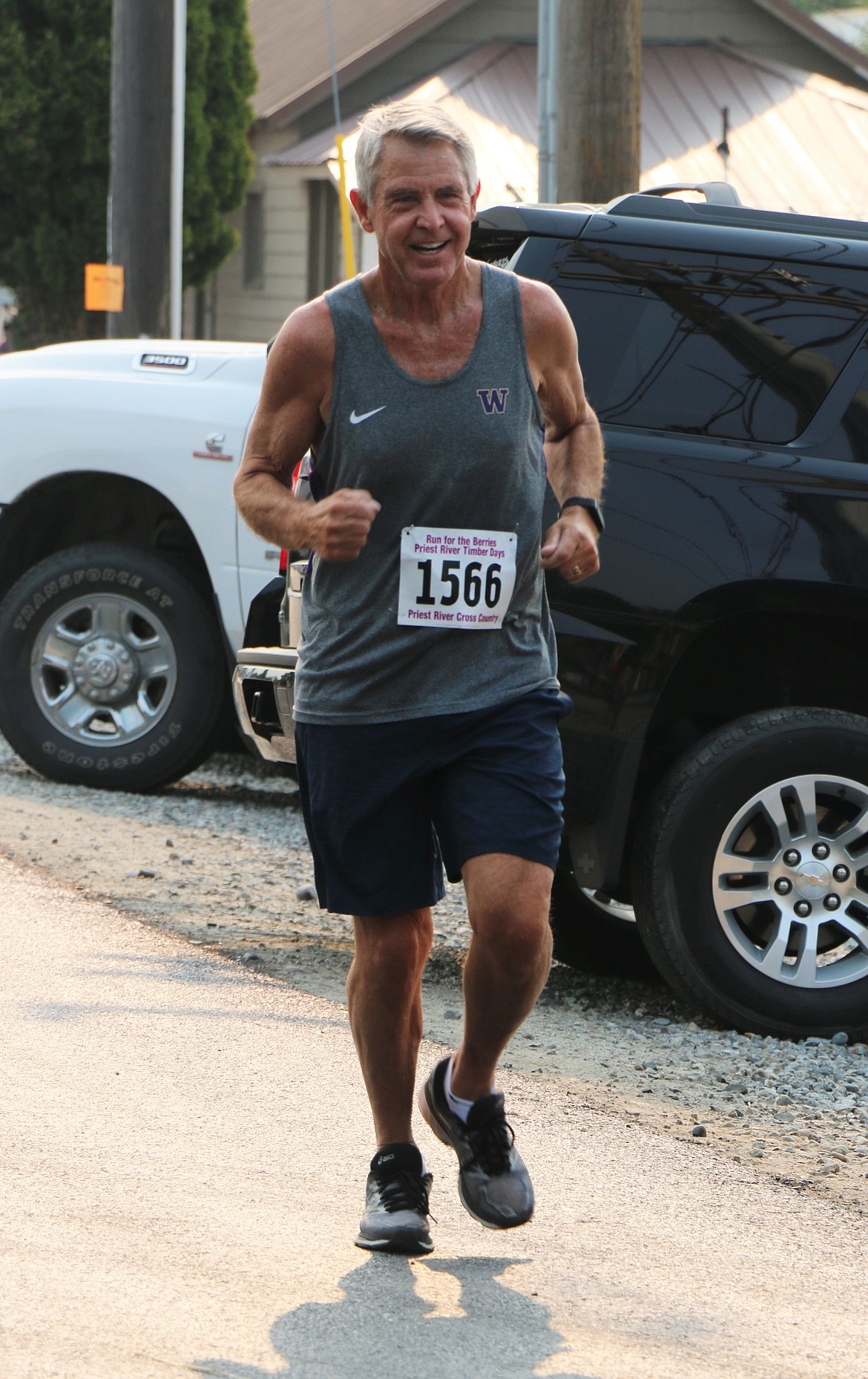 KC Constable runs the 5K on Saturday.