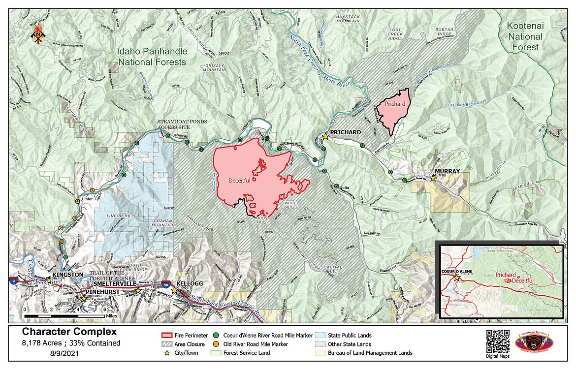 Deceitful fire 7% contained | Coeur d'Alene Press