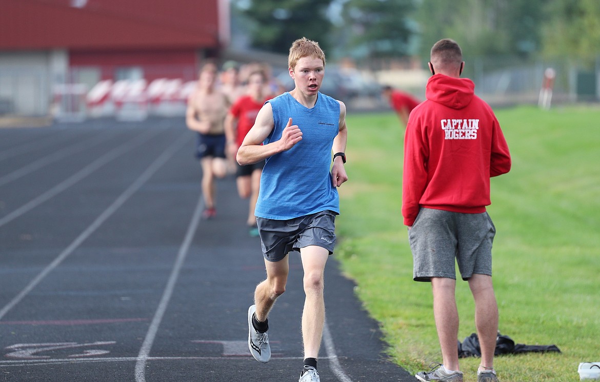 Back to business: SHS cross country holds mile trial | Bonner County ...