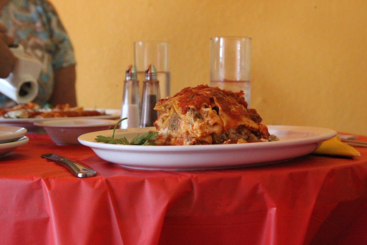 A plate of Chef Johnny Coiro's lasagna fresh from Dorio's kitchen. (Will Langhorne/The Western News)