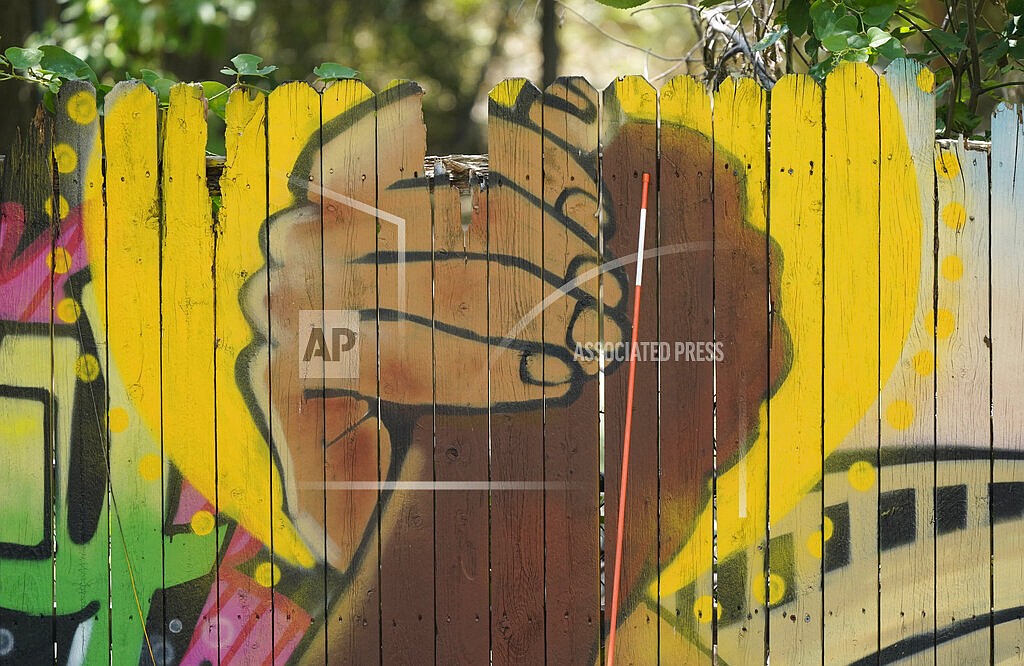 A mural on a fence is displayed at United Fort Worth, a grassroots community organization in Fort Worth, Texas, Tuesday, Aug. 10, 2021. The Census Bureau is due to release new data on the nation's changing population. The numbers scheduled to come out Thursday, Aug. 12 will show that dozens of counties across 18 states no longer have a majority racial or ethnic group.(AP Photo/LM Otero).