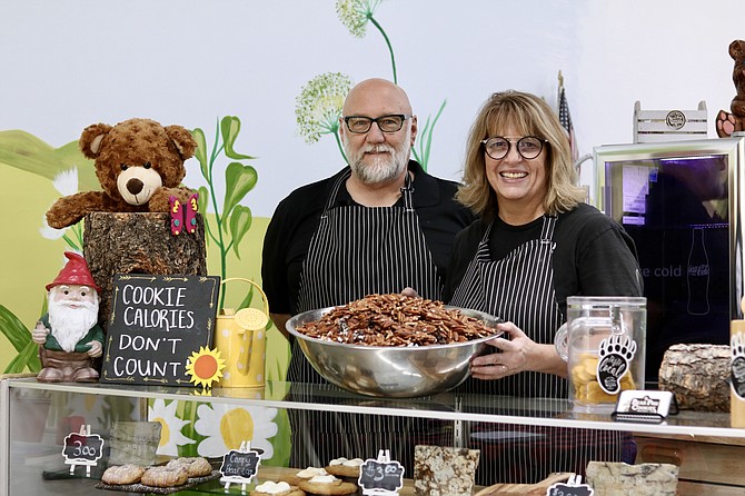 Ed and Lois Phillips opened their first Bear Paw Cookies shop in July 2019 on Main Street in The Village at Riverstone. Their third location is planned to open in around two weeks in the Silver Lake Mall.