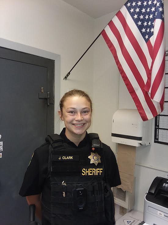 Mineral County Sheriff’s Office deputy Josie Clark didn’t let an injury keep her from becoming a law officer. (Monte Turner/Mineral Independent)