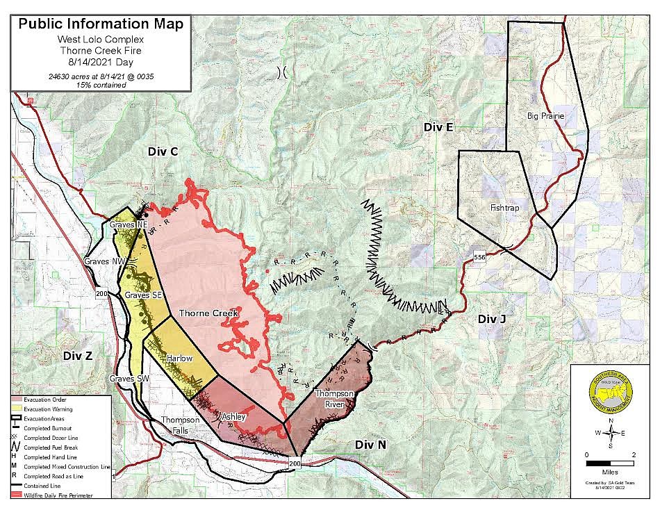 Battle Continues For Thorne Creek Firefighters | Valley Press/Mineral ...