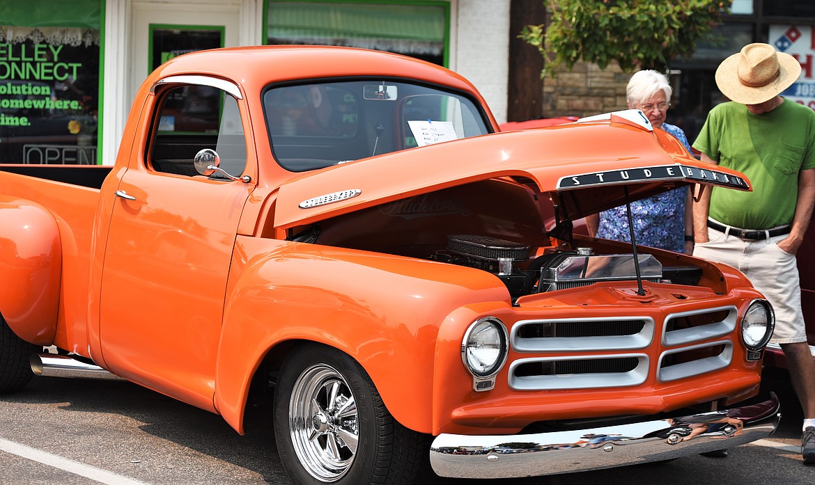 This 1955 Studebaker E5, owned by Jeremy Zenfel of Moise, took a Top 10 award Saturday. (Scot Heisel/Lake County Leader)