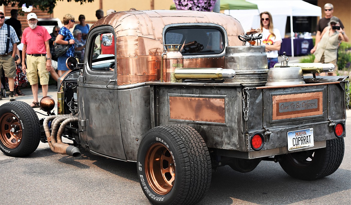 Top 10 Winner: Greg Greene's 1939 Chevy Rat Rod Truck "The Copper Rat" from Kalispell. (Scot Heisel/Lake County Leader)