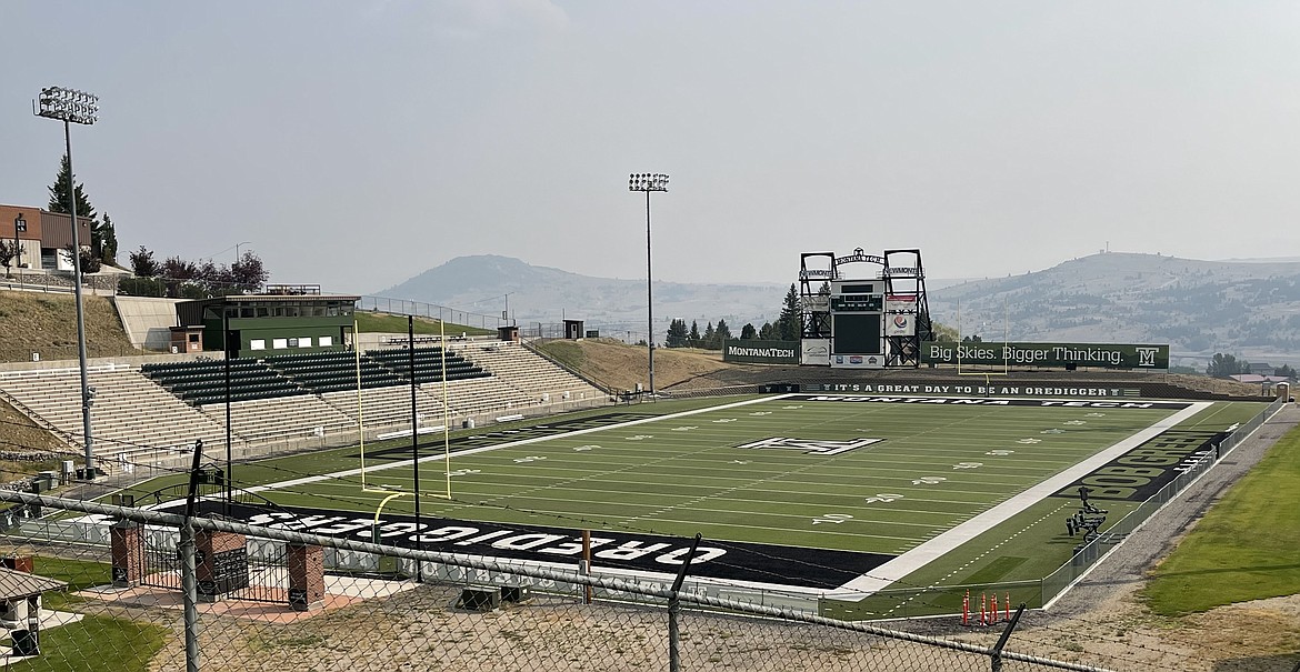 MARK NELKE/Press
Bob Green Field at Montana Tech in Butte, where Lakeland and Preston are scheduled to kick off the high school football season today.