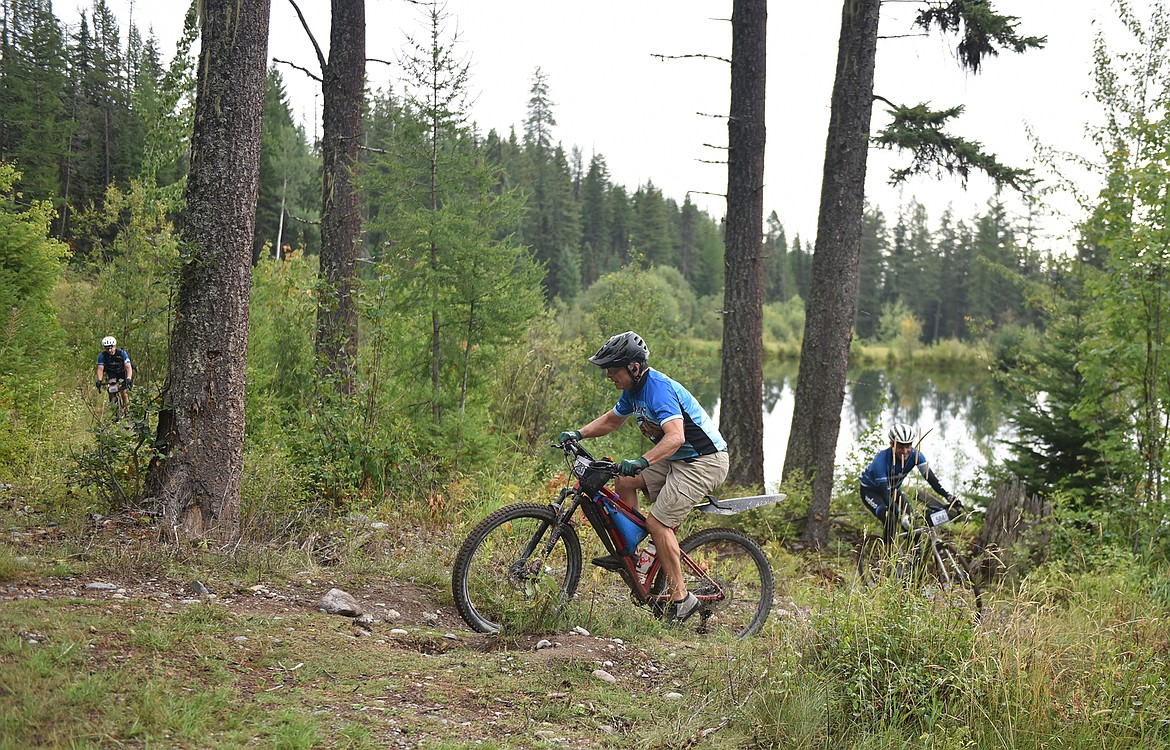 The Last Best Ride bike race hosted 550 cyclists as they rode the trails and gravel roads around Whitefish. The inaugural event in August 2021 included two courses, a 47-mile route and a 90-mile route. (Heidi Desch/Whitefish Pilot file)