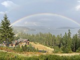 Rainfall dampens area wildfires