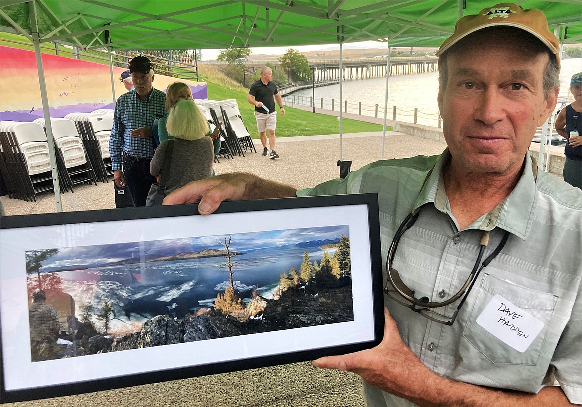 Dave Hadden, recently retired director of Headwaters Montana, was awarded the Flathead Lakers' annual Stewardship Award for his efforts to protect the lake, its watershed, and fish and wildlife. (Carolyn Hidy/Lake County Leader)