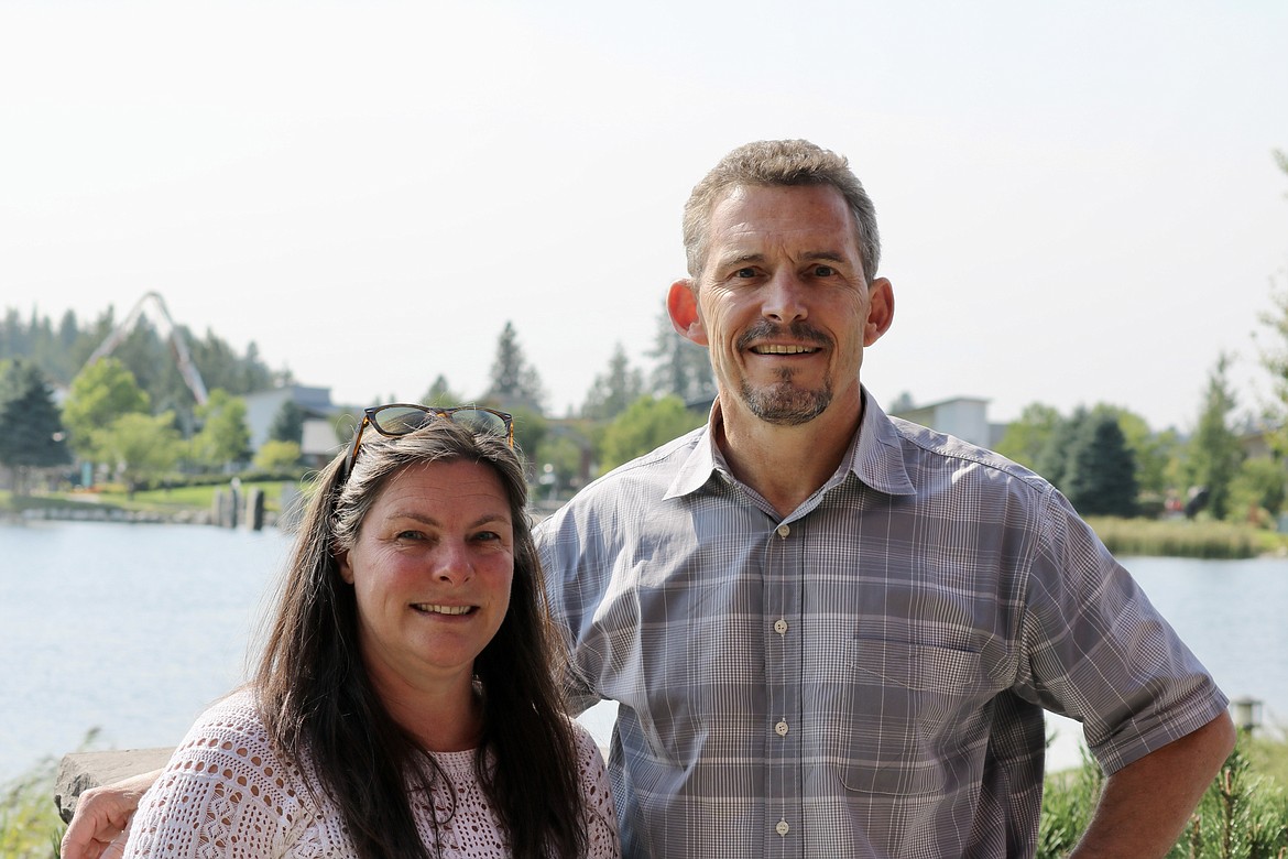 Charles Buck and wife Paige Riley will be moving to Philadelphia after Buck completes his 10-year career at U of I on Friday. HANNAH NEFF/Press