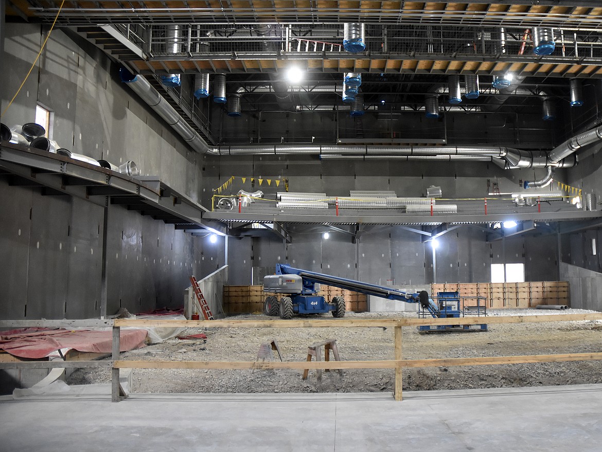 The performance hall inside the Paul D. Wachholz College Center at Flathead Valley Community College will seat 1,000. (Heidi Desch/Whitefish Pilot)
