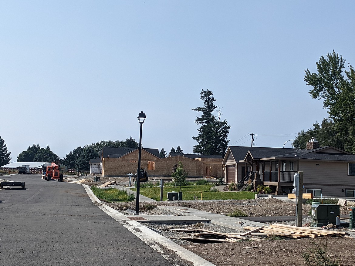 TYLER WILSON/Press
New home construction continues in pockets all over Post Falls.