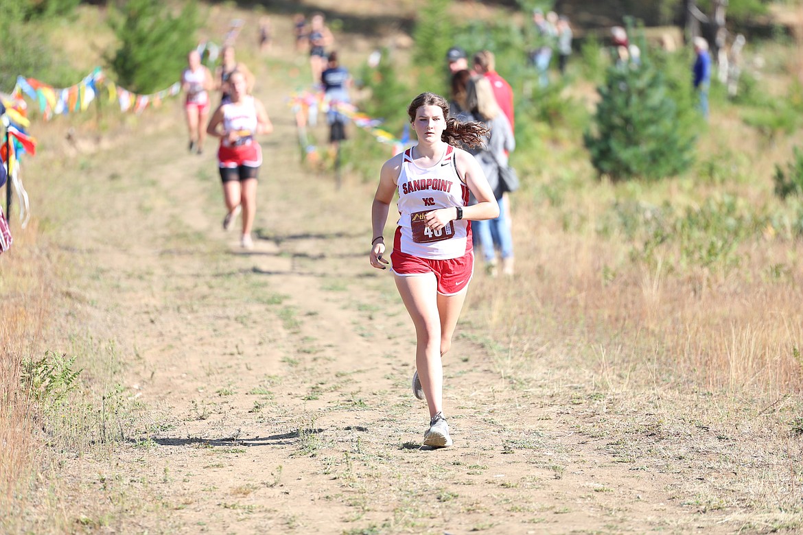 Alyssa Fite competes in Friday's dual.