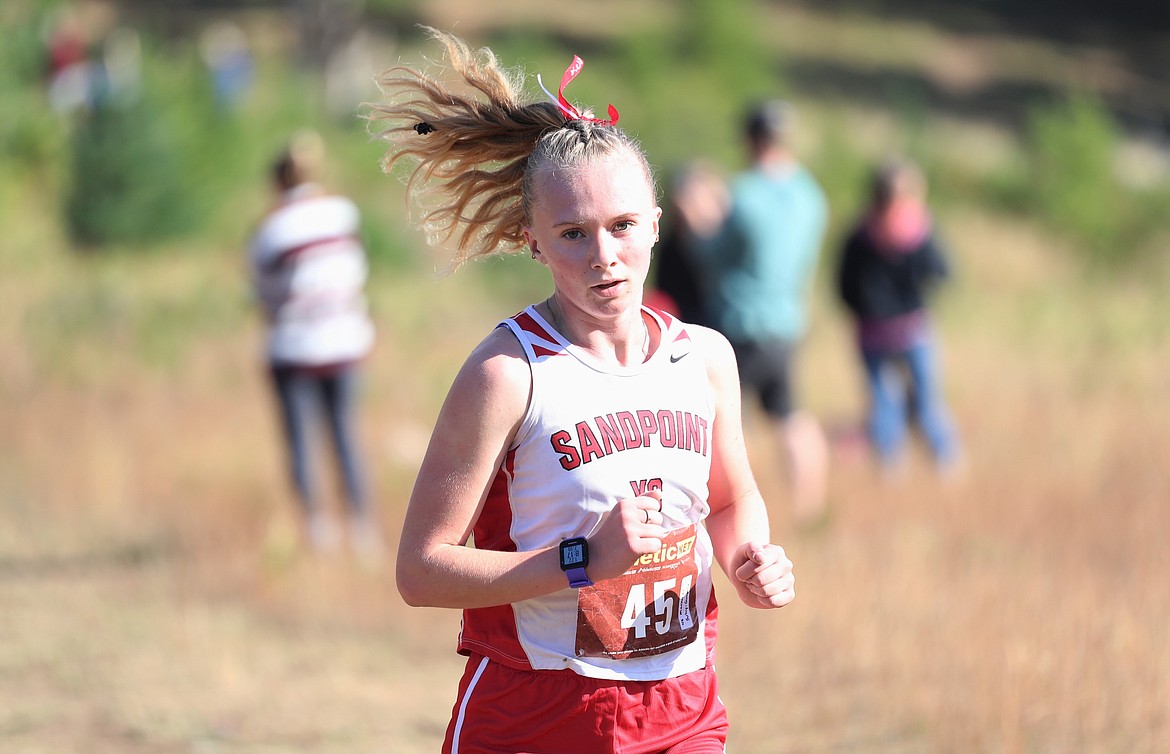 Mackenzie Suhy-Gregoire competes in Friday's dual.