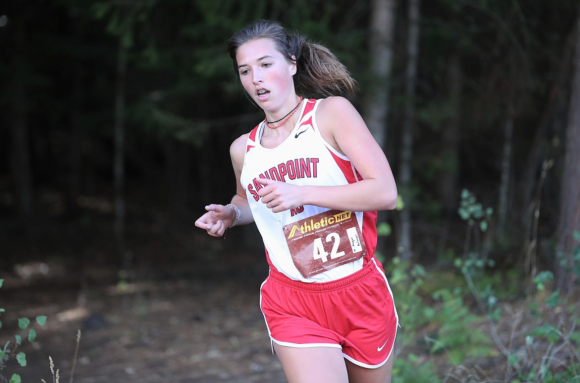 Megan Oulman competes in Friday's dual.